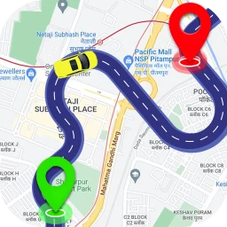 Icône de GPS Maps Navigation Traffic