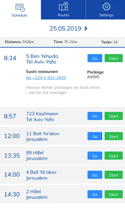 Routimo for Drivers screenshot