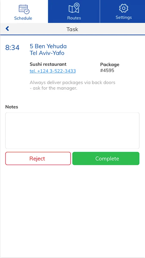 Routimo for Drivers screenshot